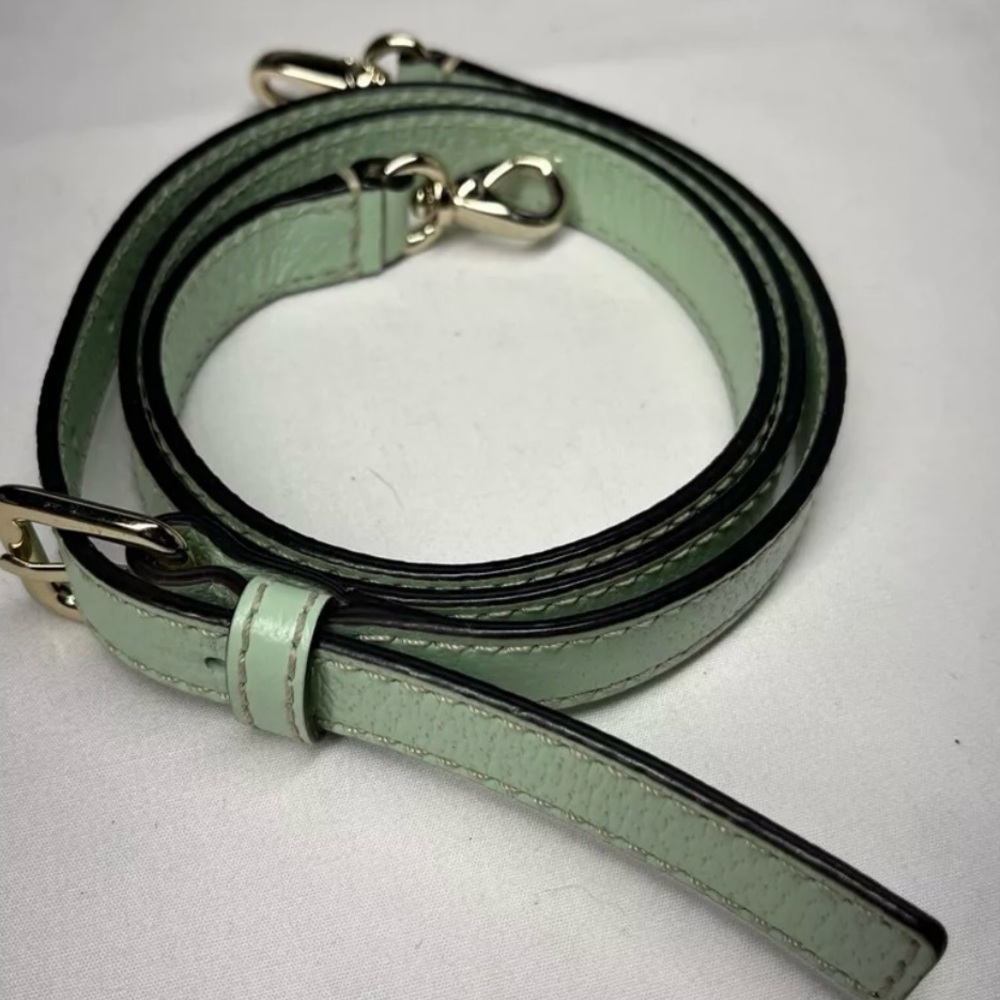 Authentic Kate Spade Crossbody Strap Only Wellesley Seafoam Green Purse Wkru2486